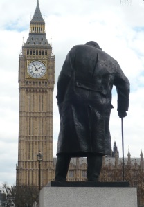 Churchill Statue - Back View